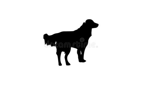 Black and White Logo Design Dog Vector Illustration Stock Vector - Illustration of design ...