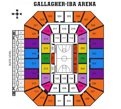 Gallagher Iba Arena Seating Chart - Templates Printable Free