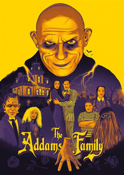 The Addams Family Poster Print - Etsy