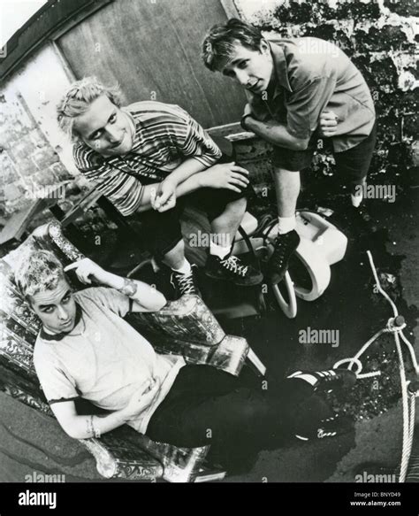 GREEN DAY Promotional photo of US rock group. gfrom l: Billie Joe, Tre ...