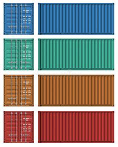 32 个 集装箱 点子 | 集装箱, 平面設計元素, 鹿特丹
