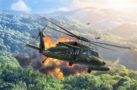 Download Helicopter Aircraft Military Sikorsky UH-60 Black Hawk HD Wallpaper