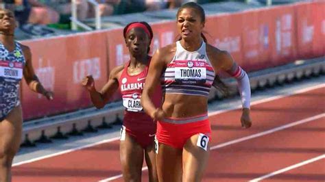 Gabby Thomas Track And Field - Harvard Grad Sprints To The Finish Breaking Ncaa Record Along The ...