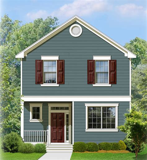 Plan 82083KA: Two Story Traditional House Plan | Colonial house plans ...