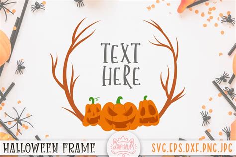 Halloween Frame SVG, Halloween Element Decoration (2853622)