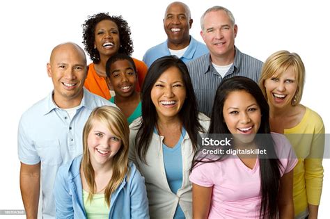 Diverse Group Of People Stock Photo - Download Image Now - Multiracial ...