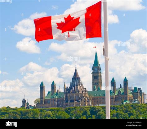 Canadian Parliament Flag