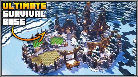 Minecraft Timelapse - The Ultimate Survival Base!!! [Snowy Taiga Biome Base] - World Download ...