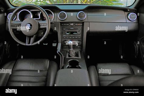 Interior 2007 Ford Shelby GT500 Mustang Cobra Coupe Stock Photo ...