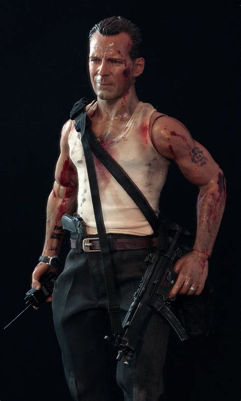 John McClane Die Hard custom 1/6 figure 3 Toy Figures, Action Figures, Hard Movie, Barbie ...