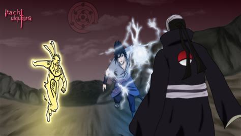 Naruto and sasuke VS Madara by itachiulquiorra on DeviantArt