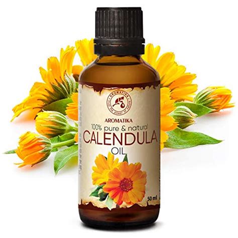 Calendula Oil 1.7 Fl Oz (50ml) - Calendula Officinalis Flower Extract – Infused - An almond oil ...