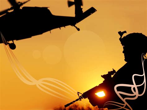 Army and War Download PowerPoint Backgrounds - PPT Backgrounds