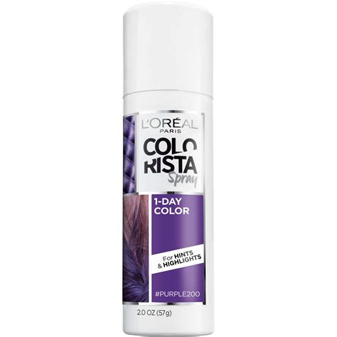 L’Oreal Paris Colorista Temporary Hair Dye (1-Day Spray), Purple - Walmart.com