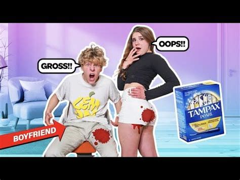 PERIOD PRANK ON BOYFRIEND! **Unexpected Reaction**🩸🛏 | Piper Rockelle ...