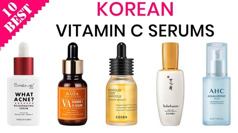 10 Best Korean Vitamin C Serums | Korean Serum for Oily Skin, Acne, Pores, Scars, Wrinkles - YouTube