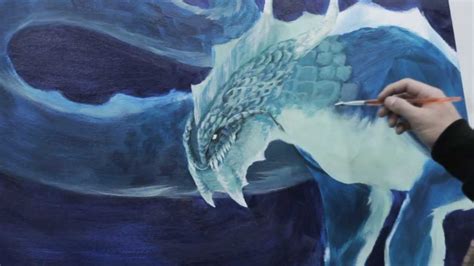 Dragon Painting Acrylic at PaintingValley.com | Explore collection of ...