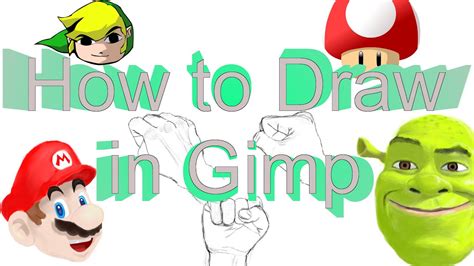 How to use Gimp like an Artist (How to draw in Gimp) - YouTube