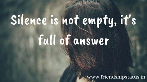 50 Best Quotes on Silence Attitude