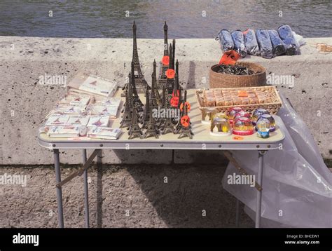 Eiffel Tower Souvenirs in Paris Stock Photo - Alamy