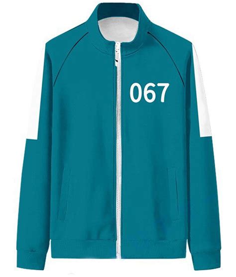 067 Squid Game Jacket | Ji-Yeong Green Track Jacket - Jackets Expert