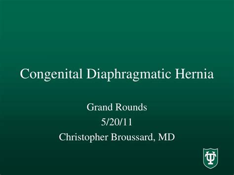 PPT - Congenital Diaphragmatic Hernia PowerPoint Presentation, free download - ID:1905675