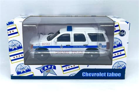 596 Models 1/64 Chevrolet Tahoe - Chicago Police Department – 20KM Diecast