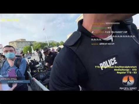 Ethan Ralph ARRESTED at DC Protest with Corrine Forever - YouTube