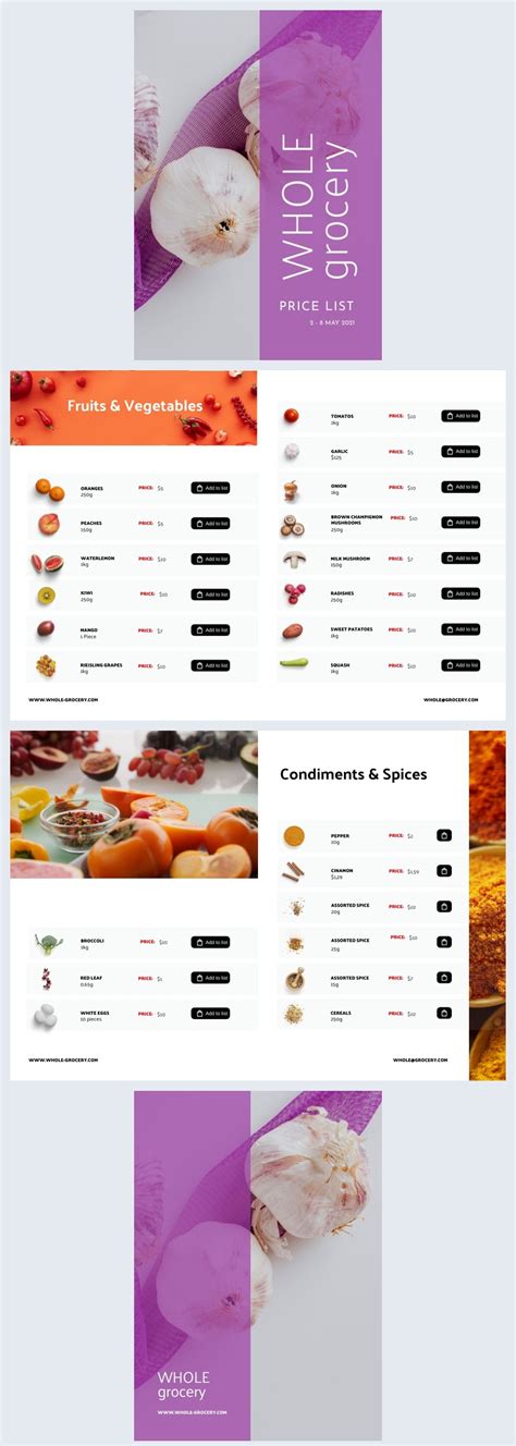 Editable Wholesale Price List Template - Flipsnack