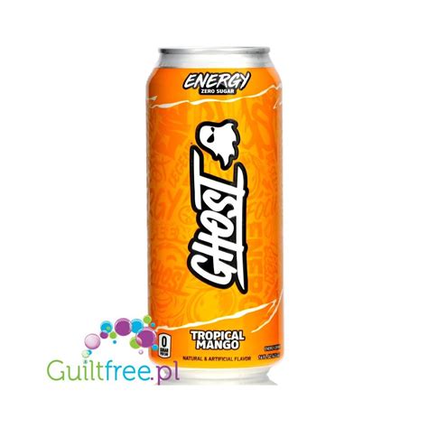 Ghost Energy Drink Tropical Mango - napój energetyczny 0kcal, 200mg ...