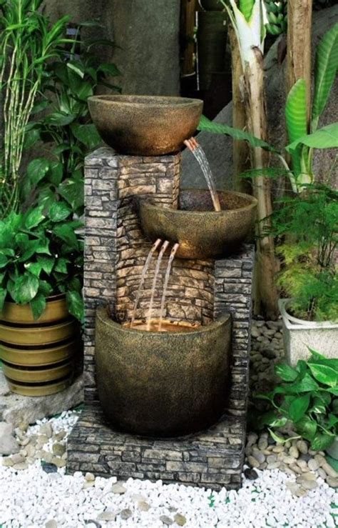 Beautiful Garden Fountain ideas (42) | Backyard water fountains ...