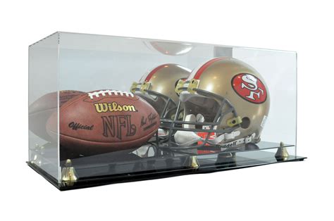 Deluxe Acrylic FS Football & Helmet Display Case - OUT OF STOCK - Polynex, Inc