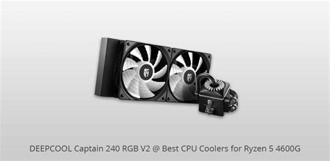 5 Best CPU Coolers For Ryzen 5 4600G in 2025