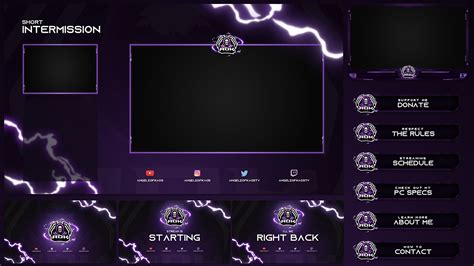 Twitch Livestream Designs (Stream Packages/Overlays) on Behance