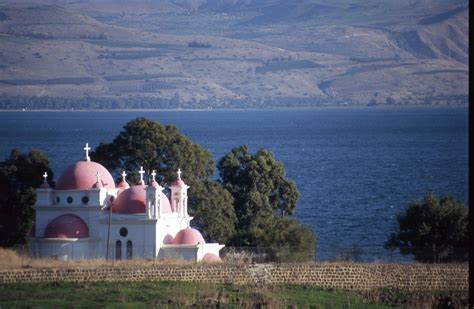Capernaum The Greek Orthodox church and the Sea of Galilee | Gordon Tours Israel