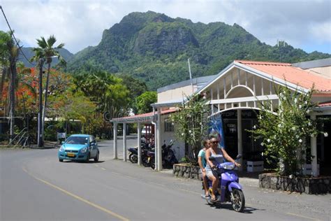 Traffic in Avarua Town in Rrotonga Cook Islands Editorial Image - Image ...