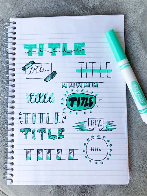 Title ideas | bullet journal | Bullet journal banner, Bullet journal hand lettering, Bullet journal