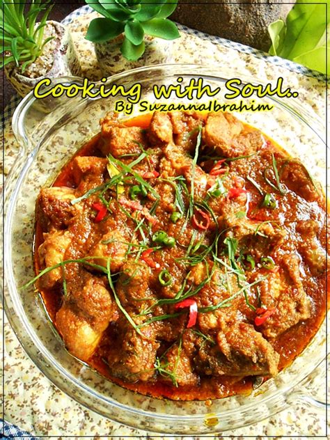 ..Cooking with soul.....: RENDANG AYAM CILI PADI