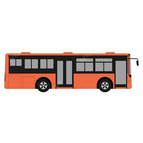 City Bus Clipart Transparent Background, Original Cartoon Vector City Bus Element, Bus, Bus ...