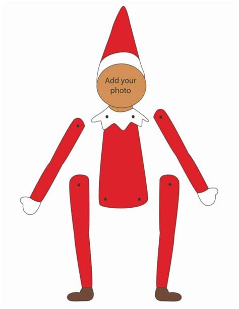 Printable Elf Template - Freebie Finding Mom