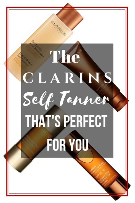 the clarins self tanner that's perfect for you