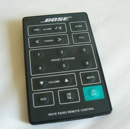 BOSE WAVE RADIO AM/FM AWR1-1W REMOTE CONTROL BLACK | eBay