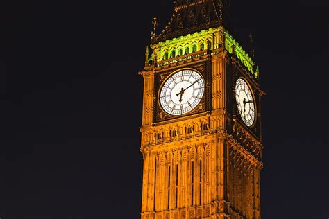 HD wallpaper: big ben, london, night, tower, england, uk, black, dark, clock | Wallpaper Flare