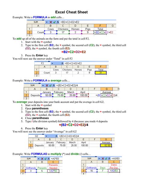 Download Ms Excel Formulas List Pdf Background Formulas - Riset