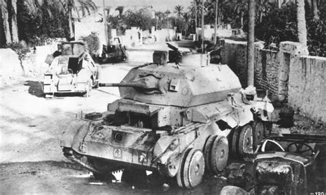 Destroyed British Cruiser Tank A13 Mk II in Tobruk | World War Photos