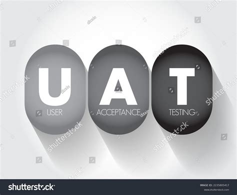 Uat User Acceptance Testing Defined Testing Stock Vector (Royalty Free ...