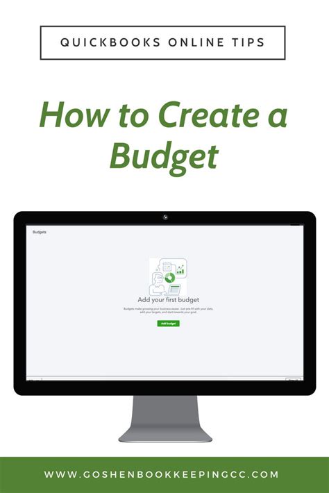 How to Create a Budget in QuickBooks Online | Quickbooks online ...