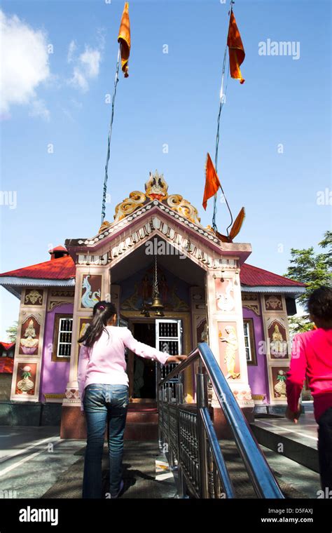 Tourists at Jakhoo Temple, Jakhoo Hill, Shimla, Himachal Pradesh, India Stock Photo - Alamy