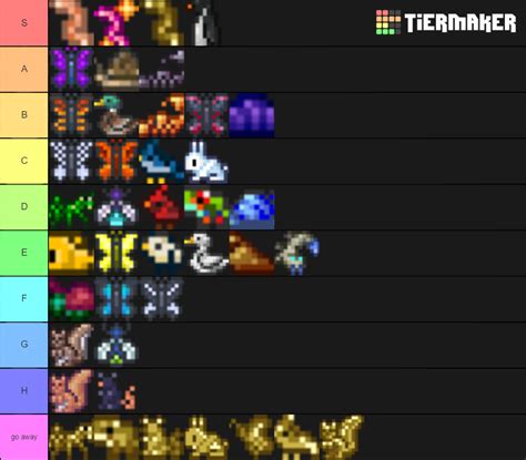 Terraria Critters Tier List (Community Rankings) - TierMaker