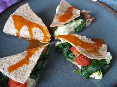 healthy girl cooking: Breakfast Quesadilla with Egg Whites, Cheese ...
